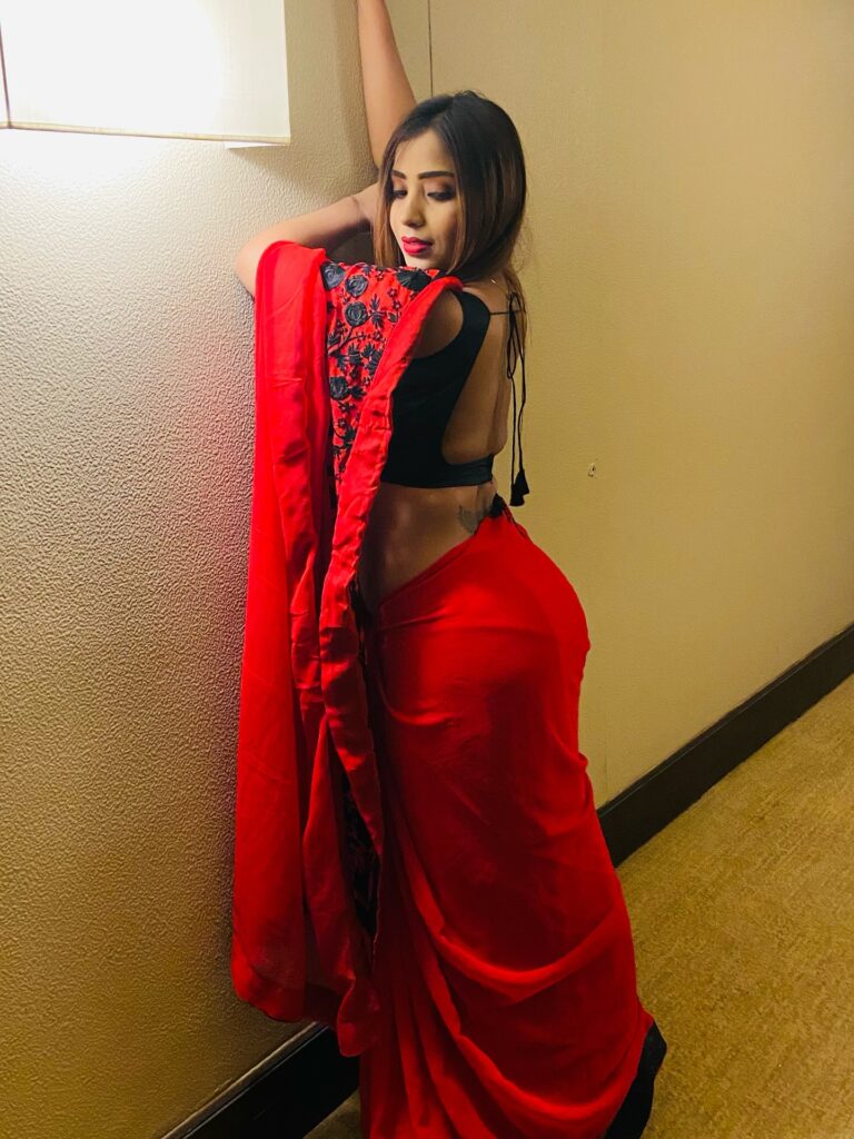 ayushi sari pic